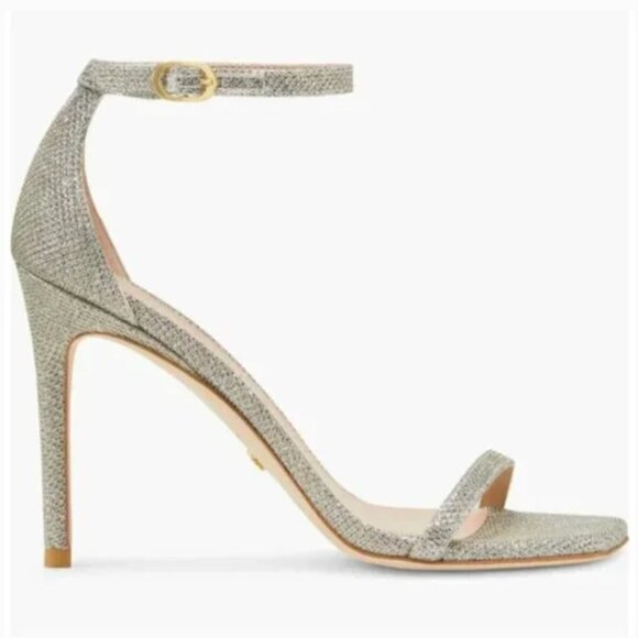Stuart Weitzman Shoes - Stuart Weitzman Nudistcurve Ankle Strap Sandal Size 8